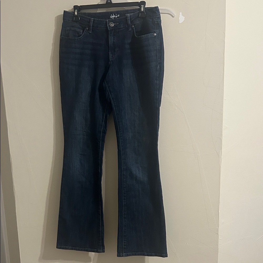 Style & Co. Dark Blue Flare Jeans